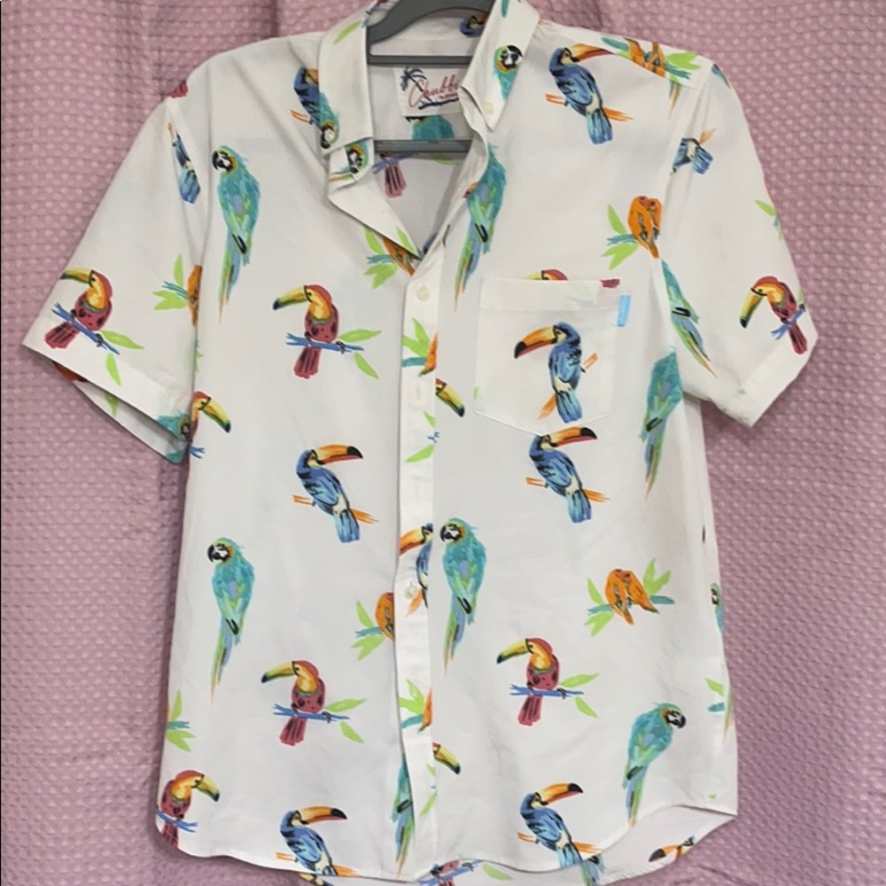 Chubbies toucan collared shirt